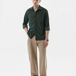 Snitch Textured Spread Collar Casual Shirt-image-25