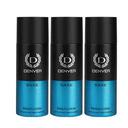 Denver Men Set of 3 Saxe Black.code Deodorant Spray - 96g (150ml) each image 1