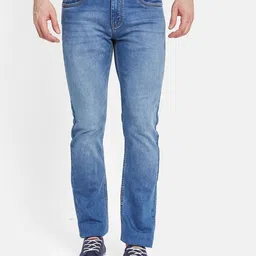 Octave Men Mid-Rise Light Fade Stretchable Jeans-image-70