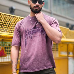 Maniac Men Ombre Effect Puff Print Cotton T-shirt-image-39