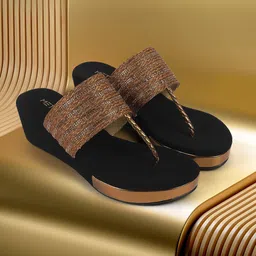 Metro Women Casual Wedge Sandal Heels-picture-22