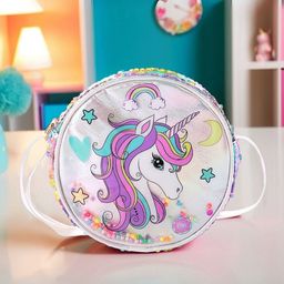 Tinker Squad Printed PU Half Moon Sling Bag image 1