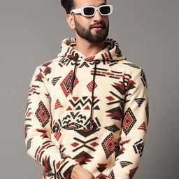 OGEN Men Printed Hooded Sweatshirt-image-91