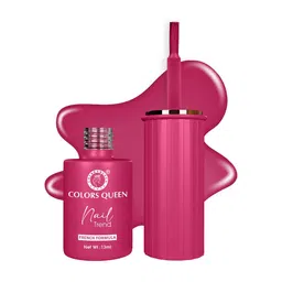 Colors Queen Nail Trend French Formula Quick Dry Nail Polish - 13ml - Camelot-12