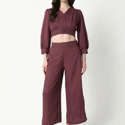 SHOWOFF Top With Trouser Co-Ords-11