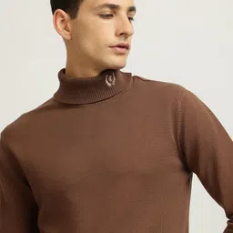 Iconic Men Turtle Neck Long Sleeves Pullover Sweater-picture-8