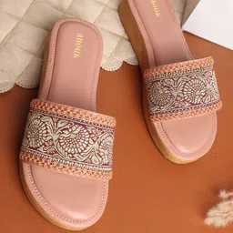 Anouk Embellished Wedge Sandals-43