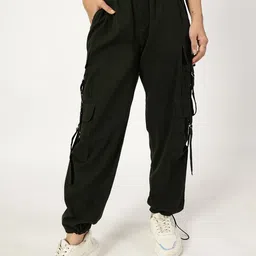 THIRD QUADRANT Women Comfort Cargos Trousers-image-58