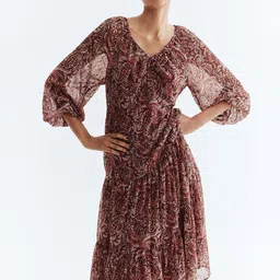 H&M Women Long Chiffon Dress-picture-21