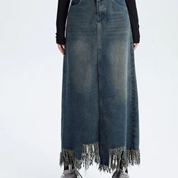 HERE&NOW A-Line Maxi Skirt-image-55