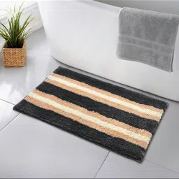 MAA HOME CONCEPT Beige & Grey Printed Anti Skid Doormats-49