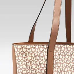 Van Heusen Floral Print Structured Shoulder Bag image 5