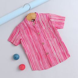 The Magic Wand Boys Relaxed Multi Stripes Opaque Casual Shirt-image-61