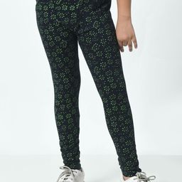 BAESD Girls Printed Cotton Churidar-Length Leggings-picture-25