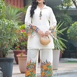 AUTUMN LANE Pure Cotton Top & Trousers Co-Ords-image-86