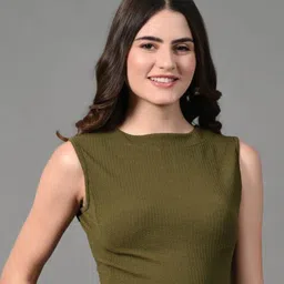 Myshka Crepe Crop Top-image-84