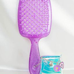 HAIR DRAMA CO. Detangle Paddle Comb With Pouch-Charms, Claw Clips & Hair Ties-image-63