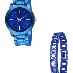Gopal Shopcart Unisex Solid Analogue Watch Comes With Bracelet - PendoBLU LR05 D 801 K-image-31