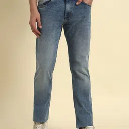 Cantabil Men Jean Straight Fit Mid-Rise Heavy Fade Cotton Jeans-image-51