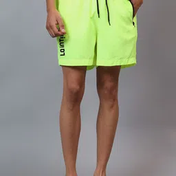 La Intimo Men Solid Mid-Rise Swim Shorts-image-48