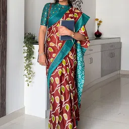 Mitera Ethnic Motifs Ikat Saree-picture-40