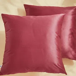 Home Centre Corsica Lithic Red 2 Pieces Square Cushion Covers-image-43