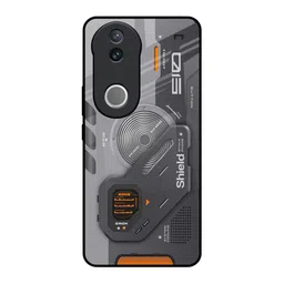 QRIOH Typography Printed Tech Lifestyle Glass Vivo V50 5G Back Case-20