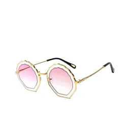 AUGEN Unisex Pink Lens & Gold-Toned Other Sunglasses with-11