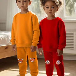 Toddylon Kids Pack Of 5 Printed Cotton Joggers-32