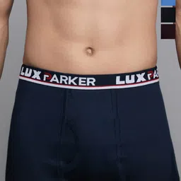 LUX PARKER Pack Of 4 Pure Cotton Long Trunks LUX_PARKER_SEMI-LONG_COL_4PC-picture-51