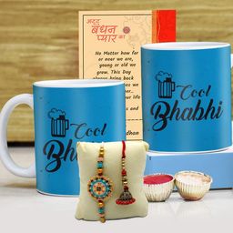SKYTRENDS Multicoloured Printed Ceramic Matte Cups Set of Cups and Mugs-50
