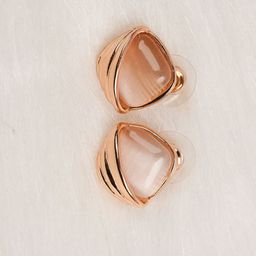 Zeraki Jewels Rose Gold-Plated Contemporary Studs image 4
