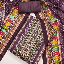 LeeliPeeri Designer Printed Unstitched Dress Material-picture-50
