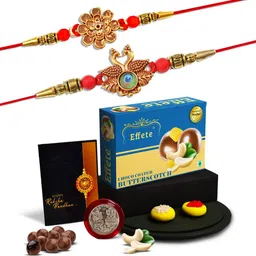DeoDap 4-Piece Unisex Chocolate And Rakhi Gift Set-picture-6