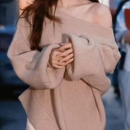 LULU & SKY Women Ribbed Longline Pullover-image-61