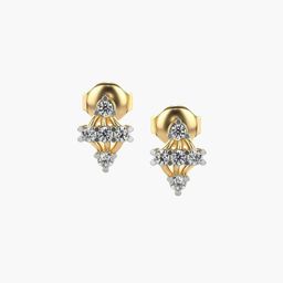VALANOVA 14K Yellow Gold 0.22 Ct Lab Grown Diamond Earrings-image-12