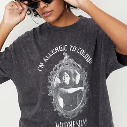 max Women Graphic Printed Round Neck Cotton T-shirt-image-53