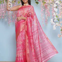 LABEL KASHI Floral Printed Saree-picture-46