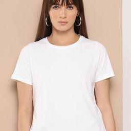 URBANICE Women Relaxed Fit Round Neck T-shirt-image-71