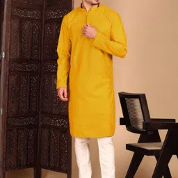 House of Pataudi Chikankari Staright Kurta-picture-16