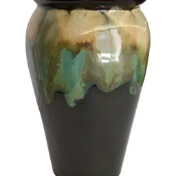 Urbanroots Green & Brown Ceramic Kulhad Planter-picture-55