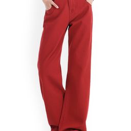 LULU & SKY Women Wide Leg High-Rise Low Distress Jeans-image-38