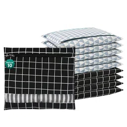 Kuber Industries Black Set of 6 Regular Drawer Organiser Organisers-13