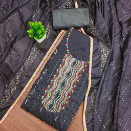 MANVAA Embroidered Unstitched Dress Material-image-78
