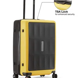 Nasher Miles Set Of 2 Zanzibar Color-Block Hard Sided Small & Medium Trolley Suitcase image 3