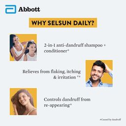 Selsun 2-in-1 Anti-Dandruff Shampoo + Conditioner for Dry Scalp - 200 ml image 2