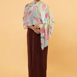 MODARTA Women Floral Printed Shawl-image-47