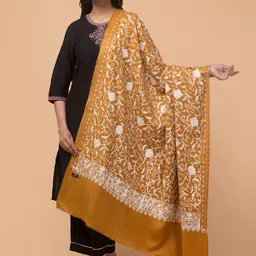 Tweedle Women Floral Embroidered Shawl-image-28