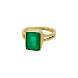 Todani Jems 10.25 Ratti 9.60 KT Panna Emerald Adjustable Ring-39