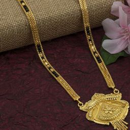 Ramdev Art Fashion Jwellery Brass Gold Plated Mangalsutra-image-73
